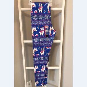 New: 3-5 S Juniors Christmas Llama Leggings